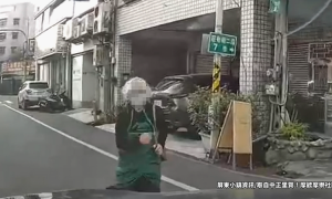 屏東市民眾疑遇假車禍 婦人肉身衝撞車輛後落跑
