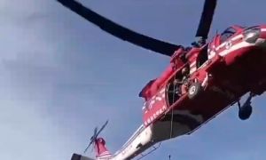 屏東北大武山登山客受傷無法行走！出動直升機吊掛救援送醫