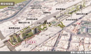 屏東火車站東側土地都更招商 台鐵邀投資大戶進駐投標