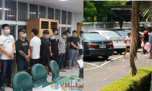 快訊/ 不捨兒無辜被殺 家屬潮州分局前撒冥紙討公道